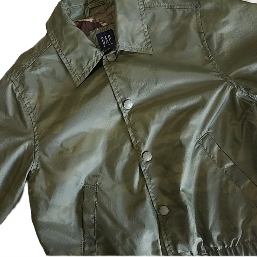 🛍5xHP🛍Gap Lined Windbreaker Jacket EUC Size 4/5 - Picture 2 of 6
